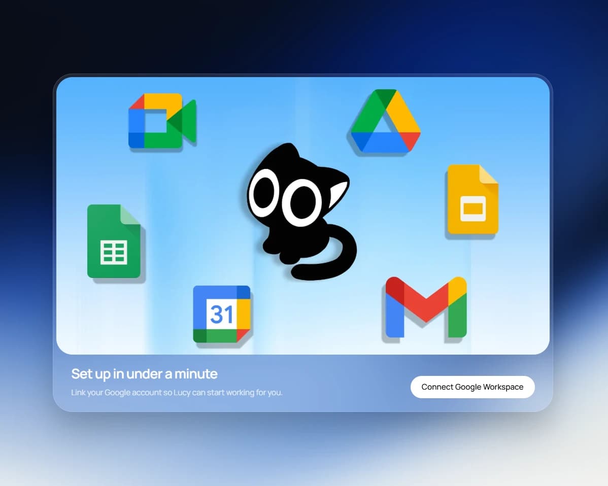 Lucy onboarding: product design interface design
