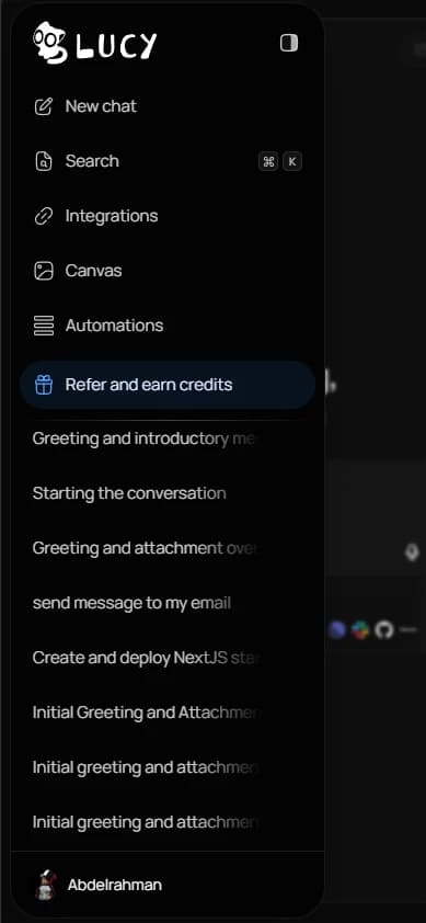 Lucy mobile: mobile app interface design